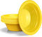 wlilupah 30 Pack 12 oz Yellow Disposable Plastic Bowls Dessert, Ice Cream, Salad,