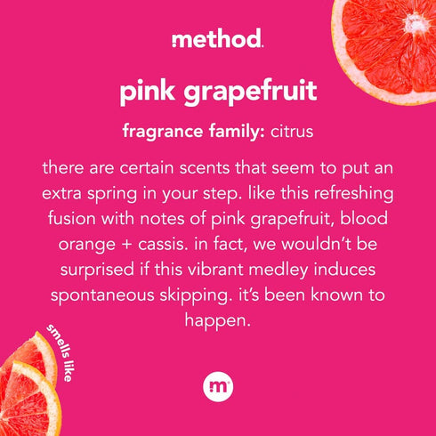 Method Foaming Hand Soap, Pink Grapefruit, Biodegradable Formula, 10 Fl Oz (Pack of 1)