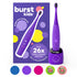 BURSTkids Kids Electric Toothbrush, Soft Bristle Kid & Toddler Toothbrush with 2-Minute Timer, Purple
