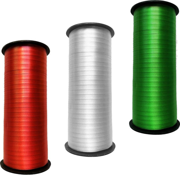 Plain Waterproof Ribbon, 3/16 Inch x 300 Yard Curling Ribbon for Gift Wrapping, Birthday, Florists Crafting