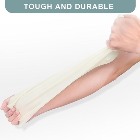2 Pair Kitchen Dishwashing Gloves, 15 IN Reusable Household Cleaning Gloves, Durable, Latex Free (Medium)