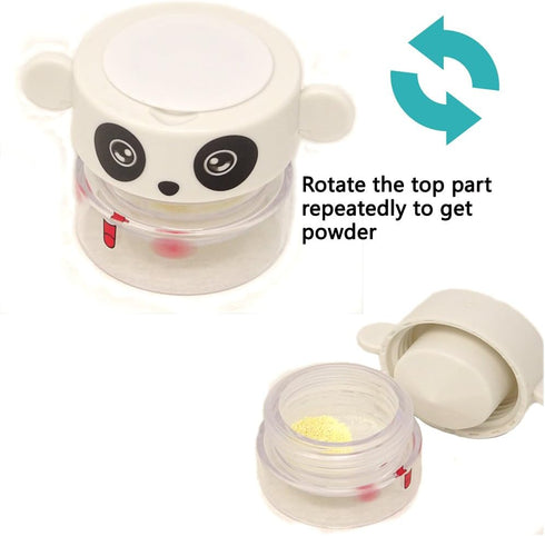 Pill Grinder yueton – Vitamin and Tablet Crusher with Container for Kids, Elder, and Pets