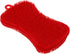 Red 5 Pcs Silicone Cleaning Scrubber,Colored Sponges for Dishes for Cleaning Silicone Scrubber Kitchen by Dahszhi