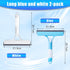 incthoust 3 1 Scraper,3 1 in Window Cleaning in Spray Squeegee,Window Squeegee with Spray,Windows Squeegee Cleaner Tool