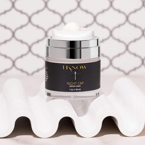IKNOW NIGHT CAP Retinol Cream Skincare, Pro-Aging Night Cream for Skin Rejuvenation, Hydrating Retinol Moisturizer