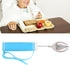 Adaptive Utensils, 2 in 1 Spoons Forks, Stainless Steel Flatware with Adjustable Strap for Elderly Independent Eating