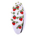 NVENF Strawberry Headbands, Jeweled Rhinestone Knotted Headband for Women, Tropical Beach Accessory (Strawberry A-White)