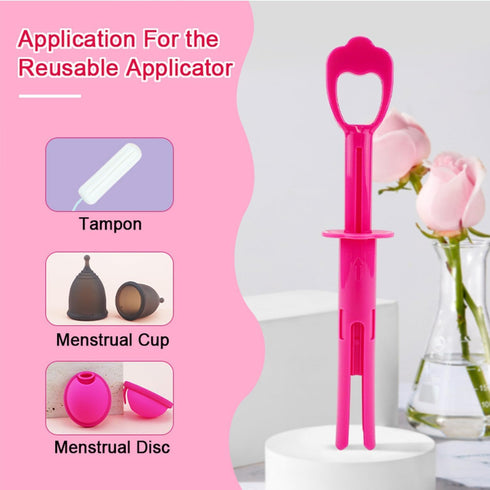 Menstrual Cup Insertion Aid - Insertion as Easy as a Tampon - Effortless for Every Woman - Ideal for Those with Long