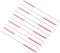 PATIKIL 10"x3/8" Long Straw Brush, 10 Pcs Nylon Pipe Cleaner for Drinking Straws and Pot Spout, Pink