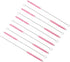 PATIKIL 10"x3/8" Long Straw Brush, 10 Pcs Nylon Pipe Cleaner for Drinking Straws and Pot Spout, Pink