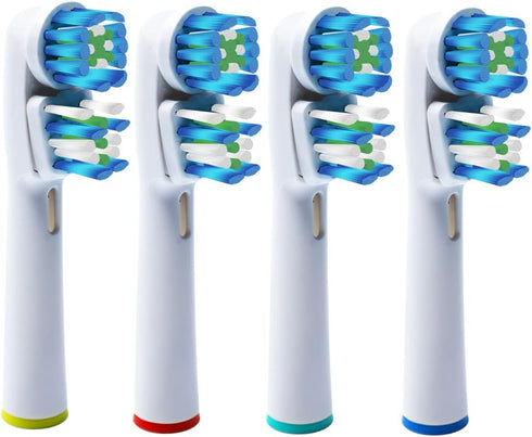 Pack 20 Double Clean Brush Heads, Compatible with Braun Oral-B Dual Clean Electric Toothbrush