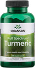 Swanson Full Spectrum Turmeric, 100 Capsules - Herbal Supplement for Joint Health & Digestive Support