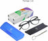 VisionGlobal Blue Light Blocking Glasses for Women/Men, Anti Eyestrain, Stylish Square Frame, Anti Glare (+2.50