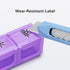 BUG HULL Large Weekly Pill Organizer 3X a Day, 7 Day Pill Box for Vitamins, Supplements (White)