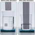 Sinbana Mini Foldable Desktop Mop, Portable Self-Squeeze Sponge Cleaner with Hook & Sponge Head Wet and Dry Cleaning