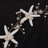 White Starfish Headpiece, Pearl Headband for Mermaid Costume Jewelry, Handmade Hair Accessories