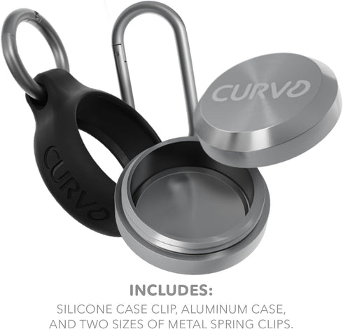 Premium Carrying Case - Durable Travel Keychain Container, Small Waterproof Holder for Earplugs, Pills, Coins Compatible with Loop, Eargasm & Vibes, or Compact Mini Purse Pill Box Container