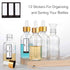 PrettyCare 4 Pack 1oz Dropper Bottles for Essential Oils - Clear Glass, Leak Proof Tincture Bottles