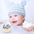 HIYZI 7 3D 1-12 PCS Baby Monthly Milestone Wooden Signs Girl Baby Months Announcement Card Sign Wood Markers Disc Block