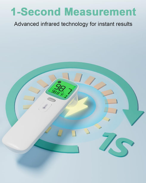 Mode,40 1 Pack) Baby Thermometer for Kids - Ear Thermometer FSA-HSA Eligible, Digital Thermometers for Adults, Accurate
