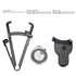 Body Fat Caliper, Handheld Measurement Device, Clipper Combo with Body Fat Percentage Measure Chart for Men and Women