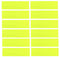 Kenz Laurenz Soft and Stretchy Elastic Cotton Headbands, Pack of 12, Neon Yellow