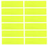 Kenz Laurenz Soft and Stretchy Elastic Cotton Headbands, Pack of 12, Neon Yellow