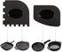 Chainmail Scrubber Kit for Cast Iron Pans, Stainless Steel Cleaner with Toothed Scraper and Handle Cover, Durable for