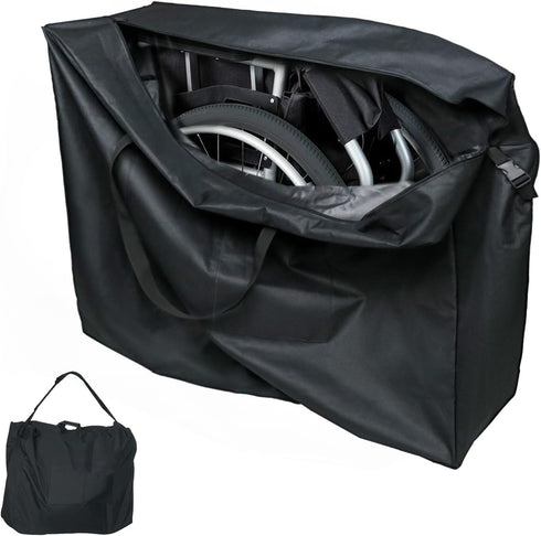 Rollator Bag,Wheelchair Bag for Seniors and Stroller,Travel Walker Bags for Folding Walker,Folding