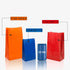 KEYYOOMY Small Bright Color Paper Bags, Rainbow Party Favor Bags (24 CT, 4.7 x 2.4 x 8.7 In)
