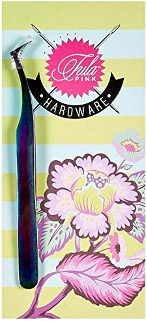 Tula Pink 4.5" Swiss Style Tweezer