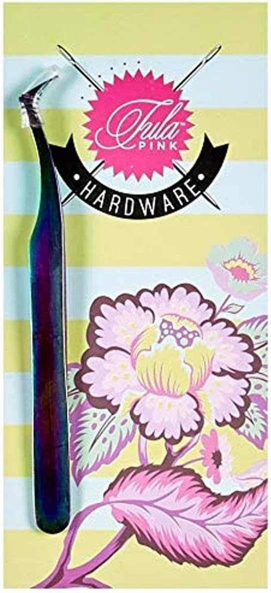 Tula Pink 4.5" Swiss Style Tweezer