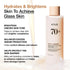 ANUA RICE 70 GLOW MILKY TONER - for Glass Skin & Brightening with Rice Water, Niacinamide, Ceramides 250ml/8.45fl.oz.