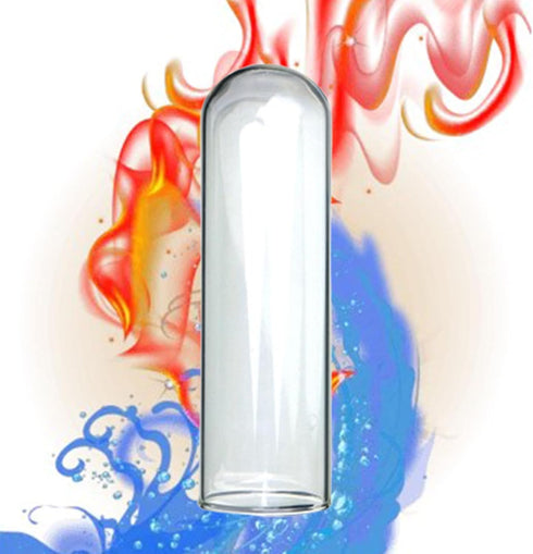 Men(5CM) Large Glass Dildo Crystal Penis,Anal Butt Plug Anal Trainer Glass Butt Plug Big Crystal Anal Plug Anal