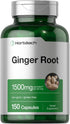 Horbaach Ginger Root Extract Capsules 1500 mg | 150 Pills | Non-GMO, Gluten Free
