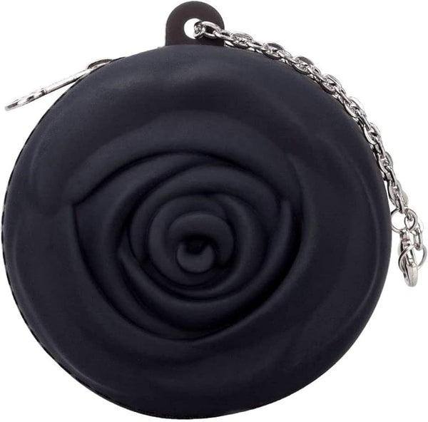 Menstrual Period Cup Case Storage Bag, Rose Design Silicon Material, Easy to Carry and Clean, Reusable Zero Waste