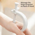 KINTEGOOD 1 Adjustable Acupressure Massage Tool with Fixed Clip, Pressure Point Massager for Pain Relief, Feet, Hands