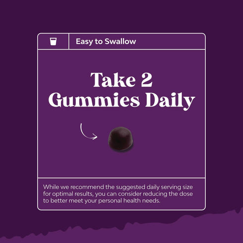 Extra Strength Iron Gummies - 45mg per Serving Chewable Iron Supplement with Vitamin C, Vegan