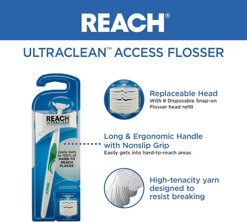 Pack REACH Ultraclean Access Flosser Starter