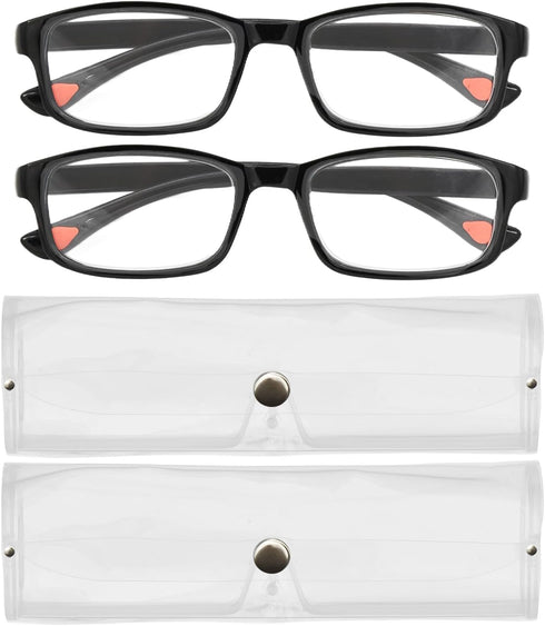 KURTOPLLY 2 Pcs Auto Focus Glasses, Automatic Zoom Reading Intelligent Self Adjusting Presbyopia