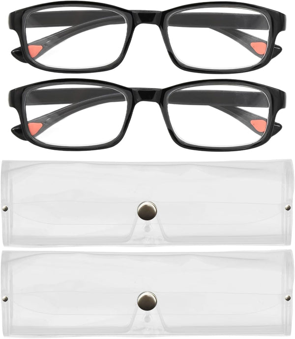 KURTOPLLY 2 Pcs Auto Focus Glasses, Automatic Zoom Reading Intelligent Self Adjusting Presbyopia