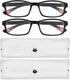 KURTOPLLY 2 Pcs Auto Focus Glasses, Automatic Zoom Reading Intelligent Self Adjusting Presbyopia