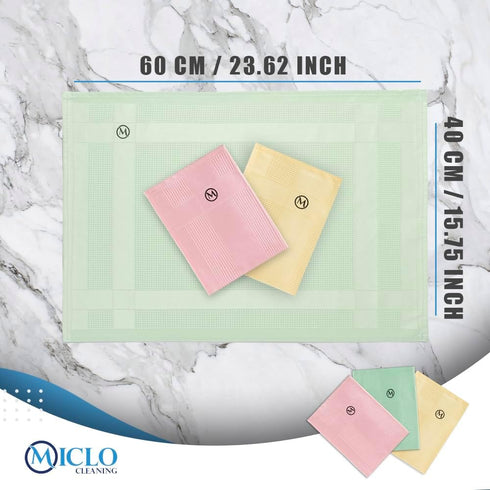Set 3 16'' 24'' Microfibre Premium Cleaning Cloth of - Magic Cloth | All Purpose, Absorbent Washcloth | Microfiber