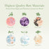 Set 6x10ml Auelife Floral Essential Oils - Mother's Day & Birthsday Gift, Rose, Jasmine, Lavender, Gardenia Pure