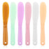 Qianyu 6Pcs Large Makeup Scoops Spatulas - Plastic Cosmetic Spatula Face Mask Spoon Applicator for DIY Creams