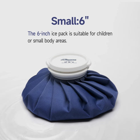 Reusable Ice Cold Pack Bags, Hot Water Bag for Hot & Cold Therapy and Pain Relief with Cover, No-Leak Elastic