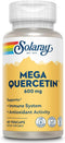 SOLARAY Mega Quercetin with Bromelain, Vitamin C, 60 VegCaps - Antioxidant Support