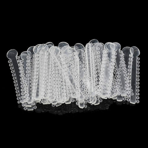Angzhili Transparent Dental Orthodontic Ligature Ties for Braces, Rubber Bands O Rings for Bracket, 1040 Pcs