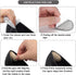 Dr.Foot Heel Grips for Men and Women - Self-Adhesive Heel Cushion Inserts, 2 Pairs + Extra 1 Pair (Beige)