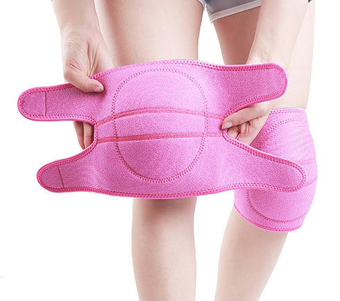 Knee Pads for Women & Men - Soft Dance Volleyball Wrestling Gear, Crash Pad Snowboarding Gear, Rose Red Soft Knee